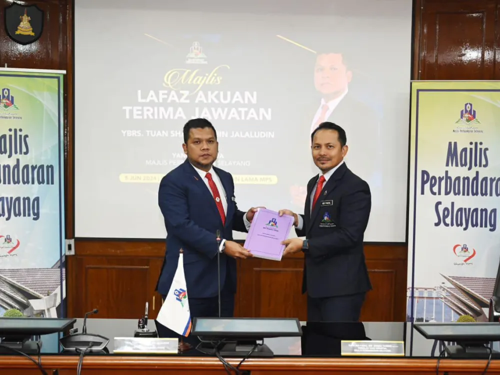 MAJLIS LAFAZ AKUAN TERIMA JAWATAN YDP