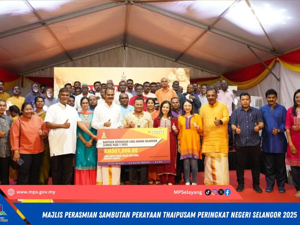 MAJLIS SAMBUTAN PERAYAAN THAIPUSAM PERINGKAT NEGERI SELANGOR 2025
