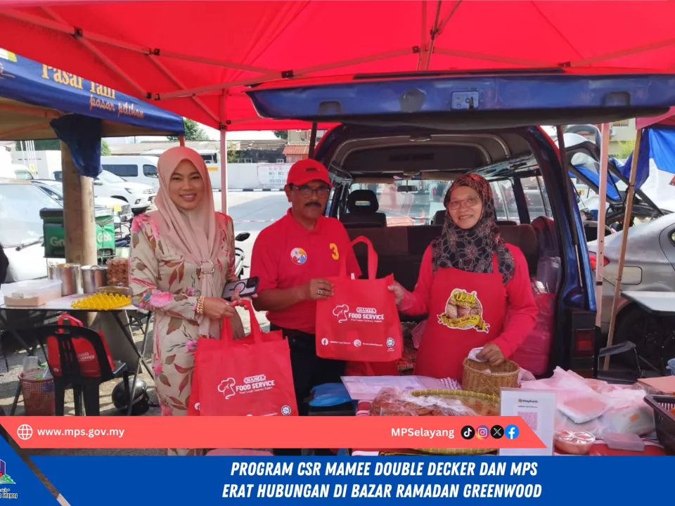 PROGRAM CSR MAMEE DOUBLE DECKER DAN MPS DI BAZAR RAMADAN GREENWOOD